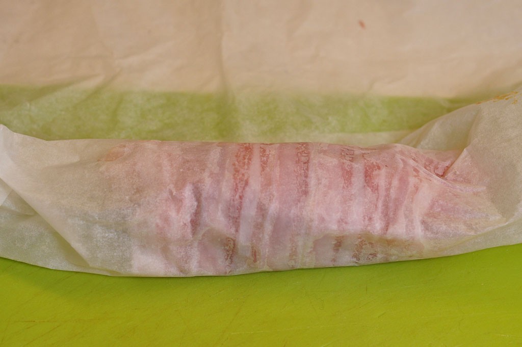 Chicken Breasts Wrapped in Pancetta in baking paper