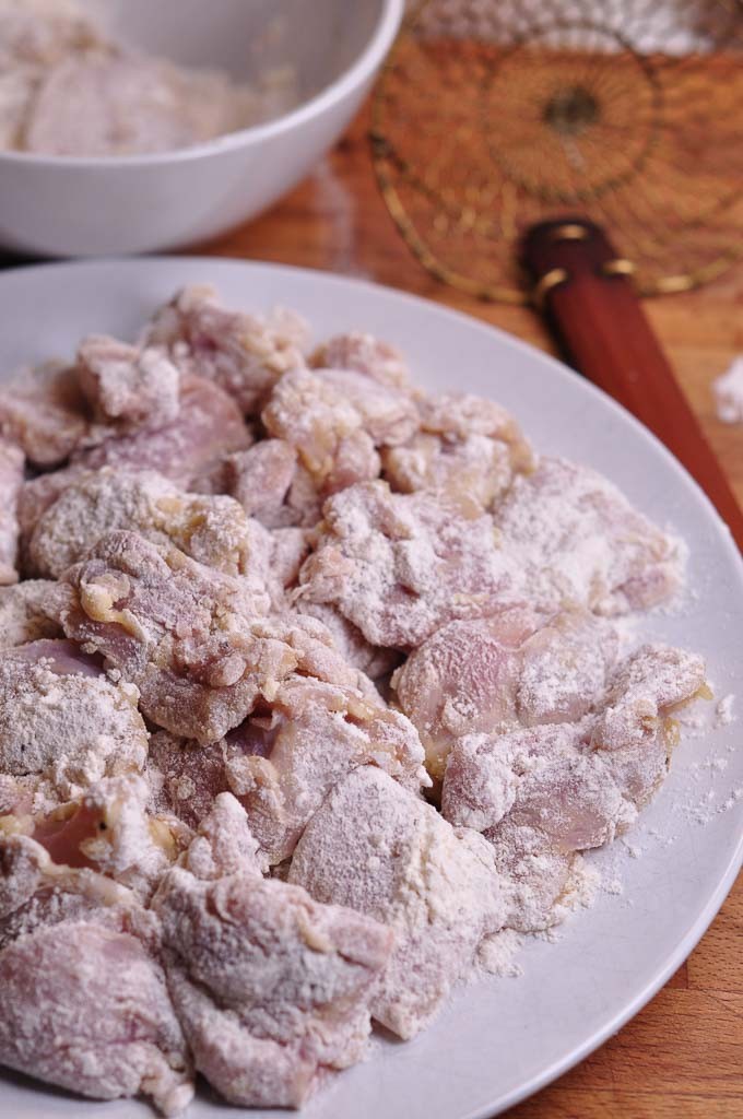 Italian Fried Chicken chicken floured