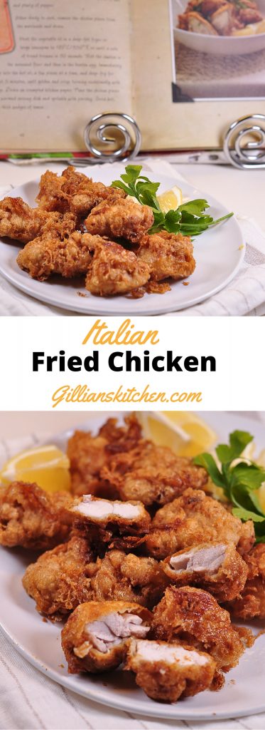 Italian Fried chicken long pin