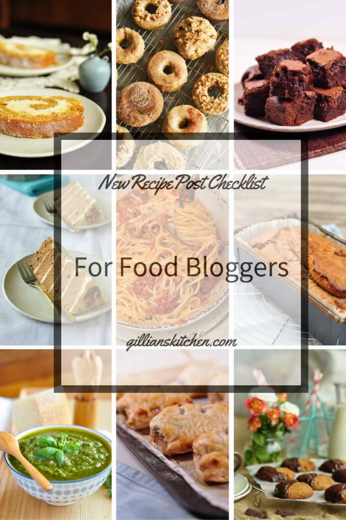 new recipe post check list long pin