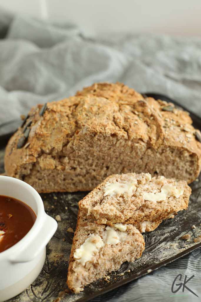 Traditional Irish Brown Soda Bread: A quick easy healthy and fulfilling ...