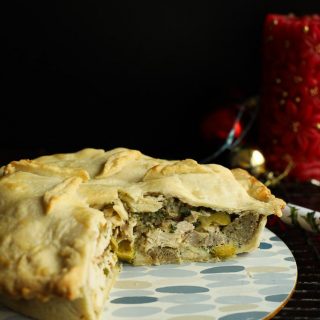 boxing day pie sliced