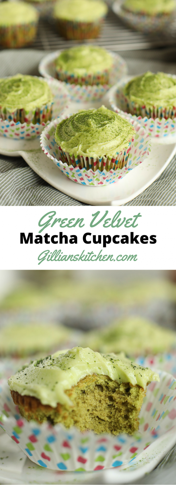 Green Velvet Matcha Cupcakes Matcha Green Tea Cupcakes Recipe