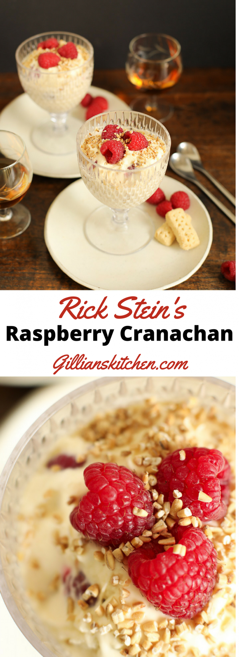 Raspberry Cranachan A perfect dessert for a Burns Night or Valentines